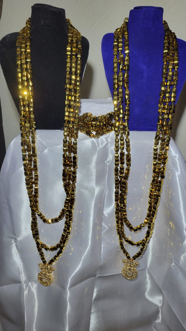 All Gold Beads For Luxury Men